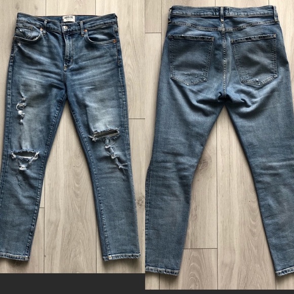 AGOLDE Sophie crop distressed skinny jean size 29 FINAL PRICE DROP. NO OFFERS - Picture 3 of 4